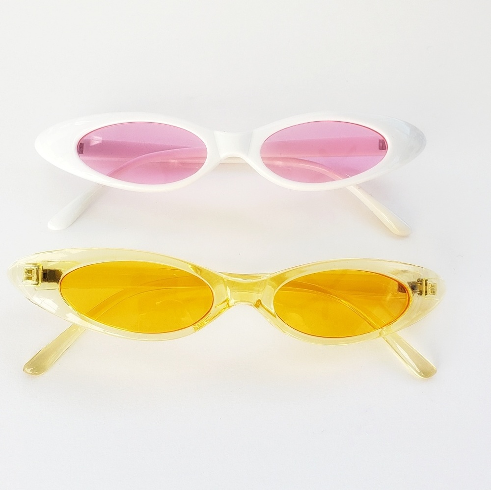 Small Oval Vintage Sunglasses Bundle
